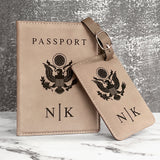 Rose Leatherette Passport Cover