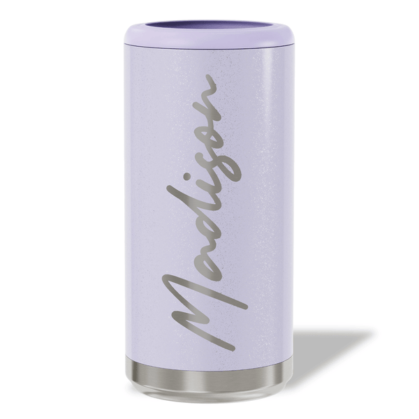  Personalized Skinny Can Cooler Coozie Tumbler White