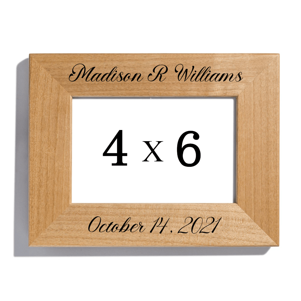 Personalized Wooden Family Picture Frame