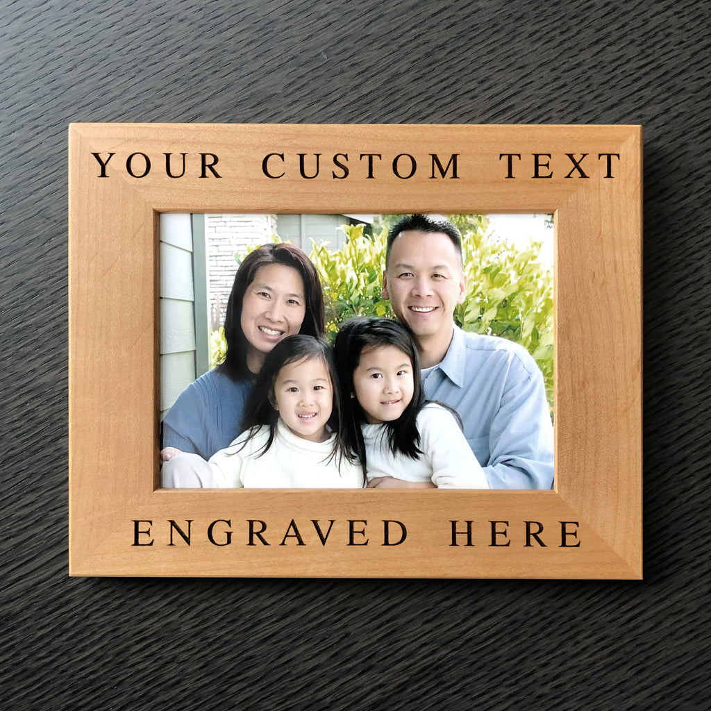 Personalized Wooden Family Picture Frame