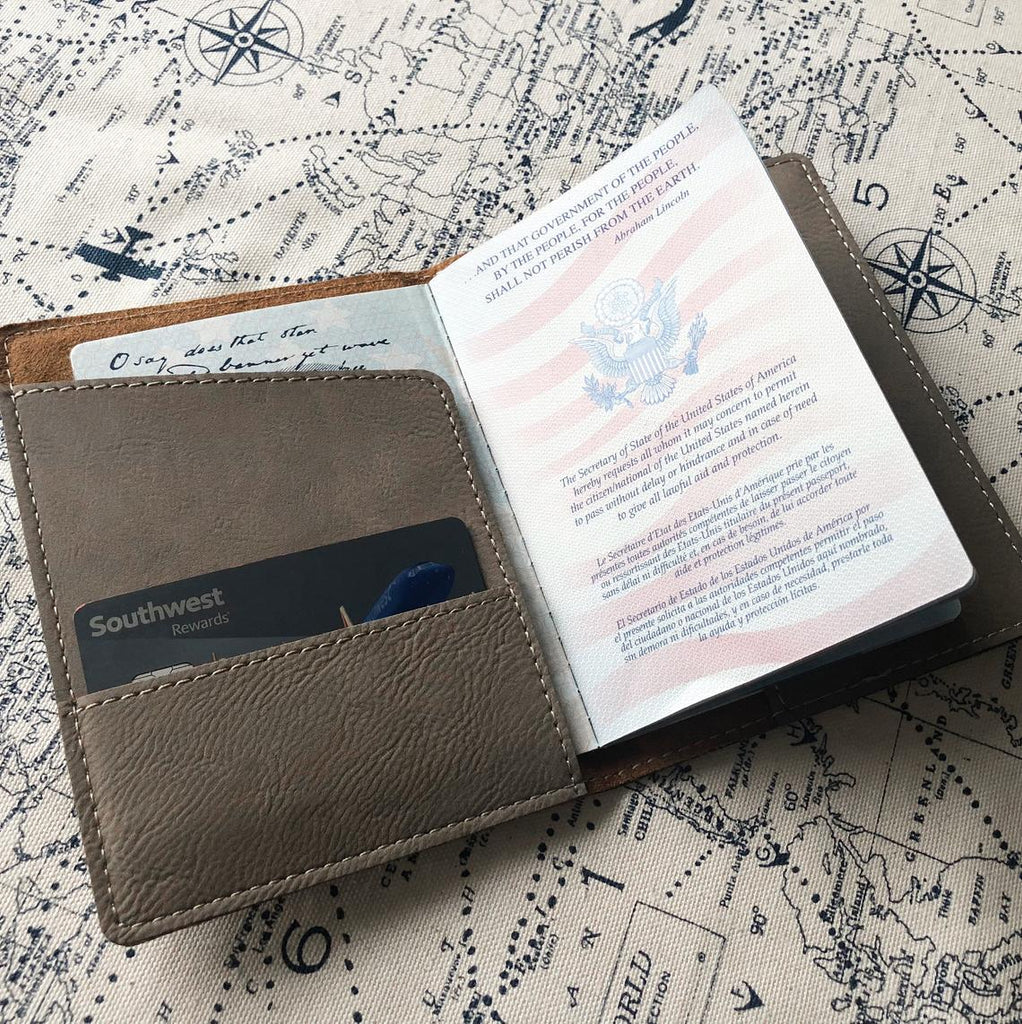 Leatherette Passport Cover