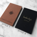 Leatherette Journal - Gray