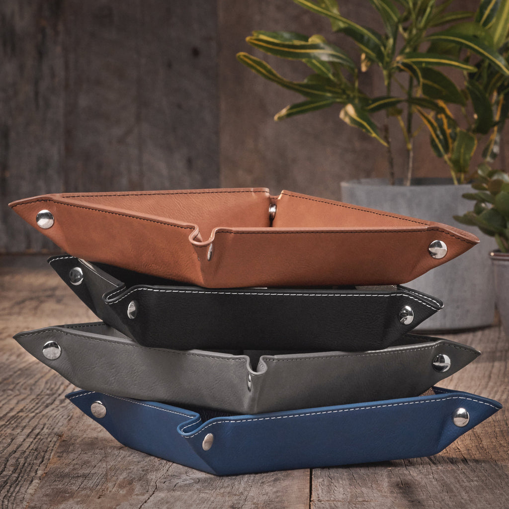 Rustic Leatherette Tray