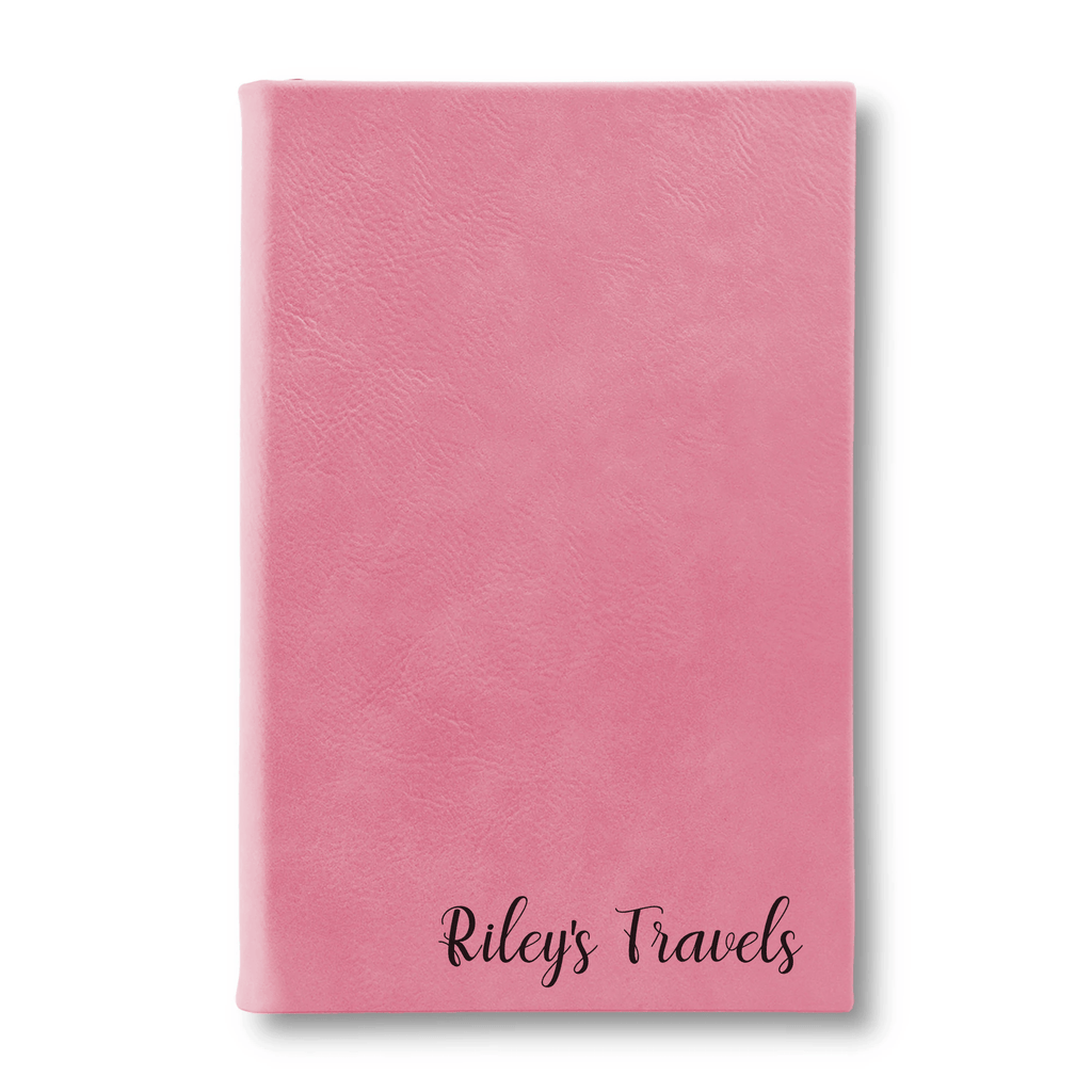 Leatherette Journal - Pink