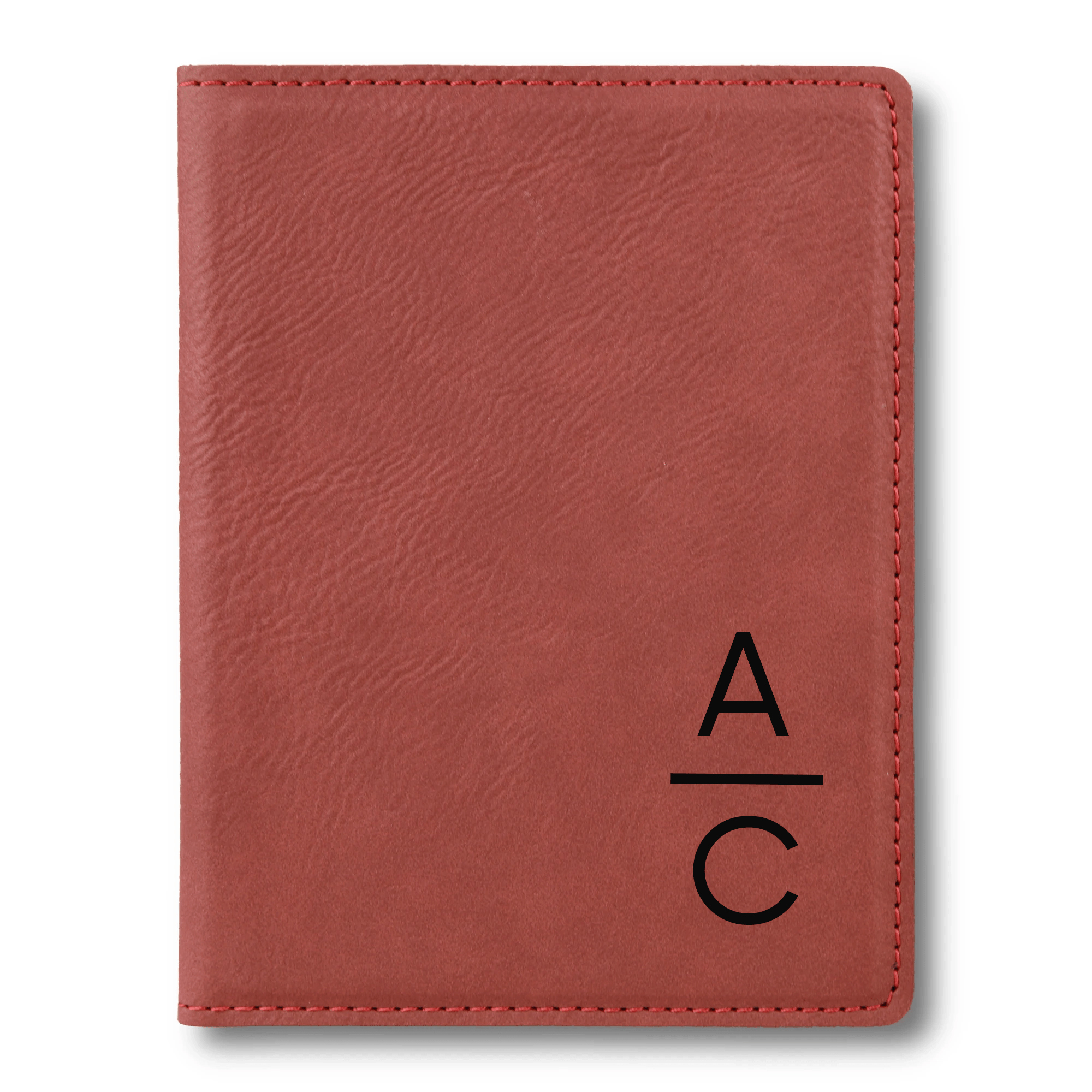 Rose Leatherette Passport Cover