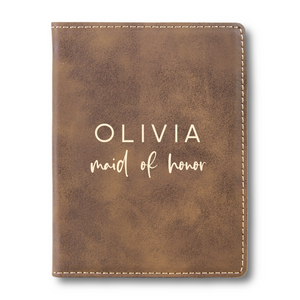 Rustic Leatherette Passport Cover