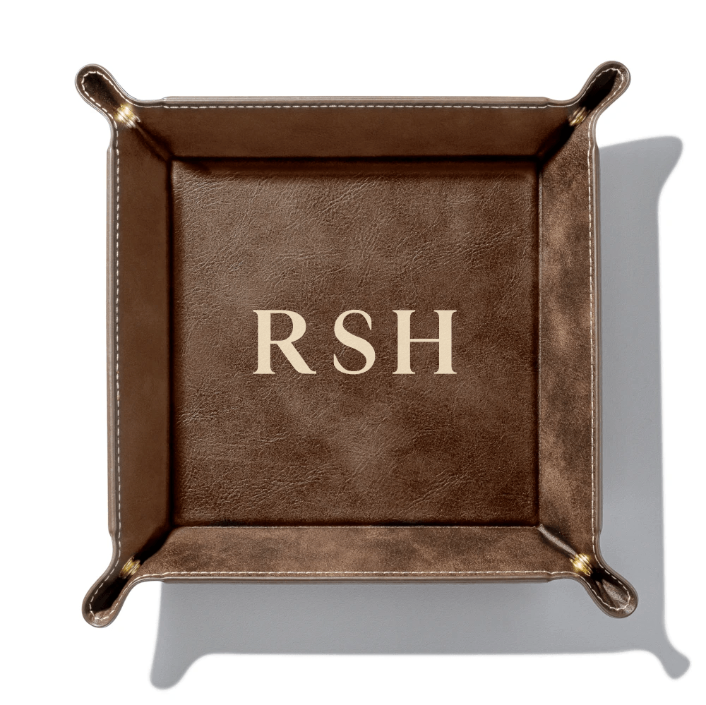 Rustic Leatherette Tray